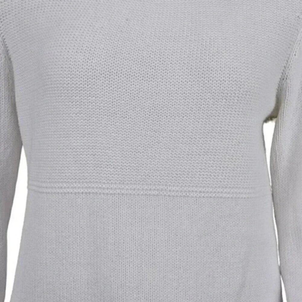 J Jill Turtleneck Knit  Sweater White Long Sleeve Size Medium - Picture 3 of 12